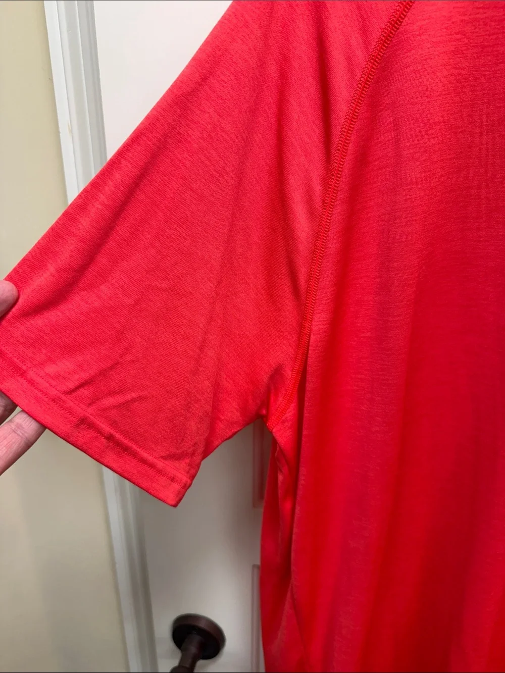 Under Armour Bright Red Short Sleeve Performance Tee - Picture 4 of 10